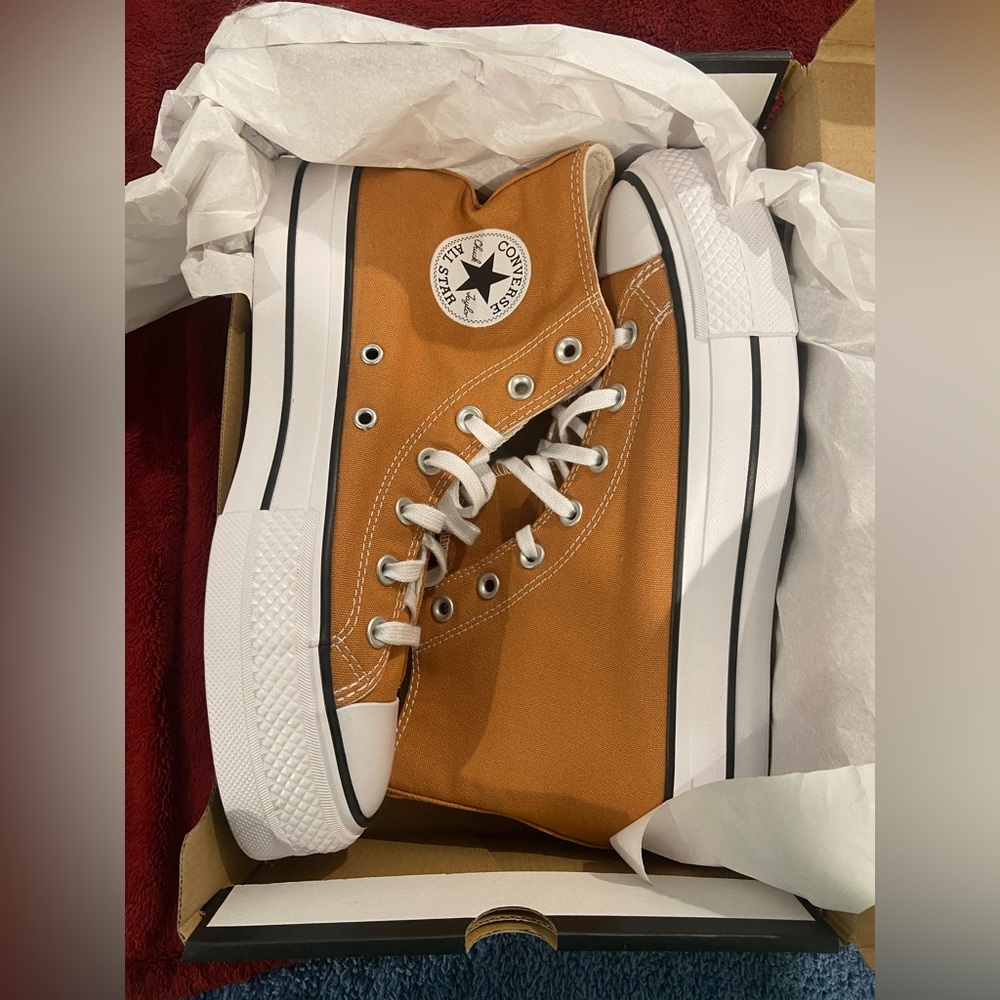 Converse platform high top sneaker (womens)